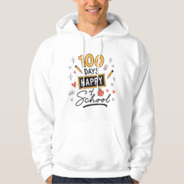 Glad 100 dagars skola lärare förskola hoodie