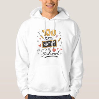 Glad 100 dagars skola lärare förskola hoodie