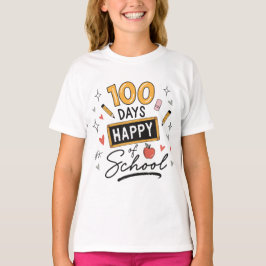 Glad 100 dagars skola lärare förskola t shirt