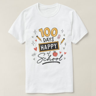 Glad 100 dagars skola lärare förskola t shirt