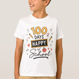 Glad 100 dagars skola lärare förskola t shirt