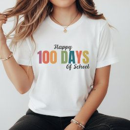 Glad 100 dagars skola Lärare T Shirt