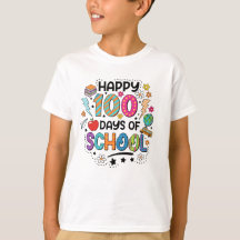 Glad 100 dagars skola t-shirt