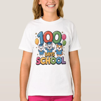 Glad 100 dagars skola T-shirt | Söt skolcell