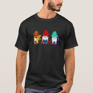 Glad 100 dagars skola Tomtar Söt Ungdomslärare T Shirt