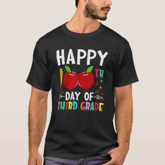 Glad 100:e dag i tredje klass 100 dagar i skolan t shirt