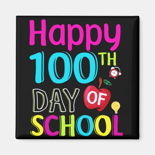 Glad-100-e-dag-på-skolan Magnet (Framsidan)