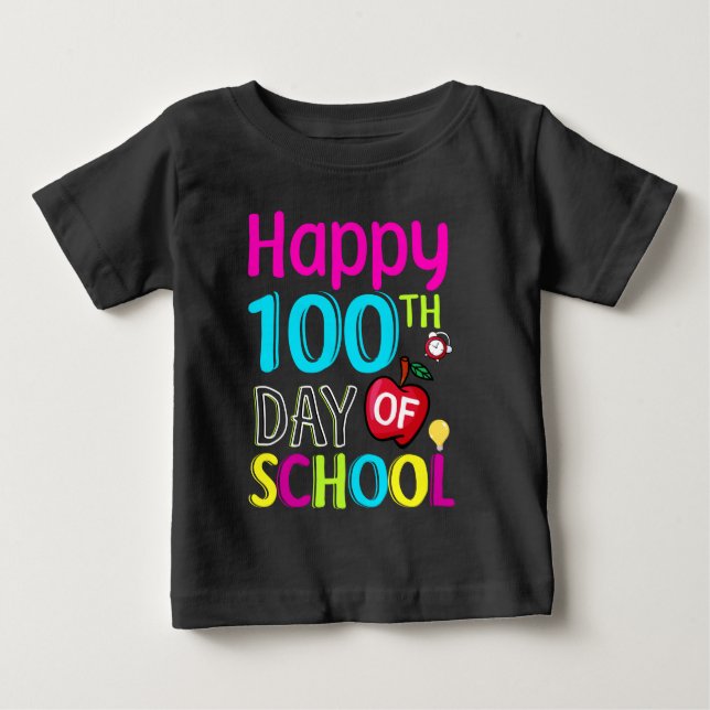 Glad-100-e-dag-på-skolan T Shirt (Framsida)