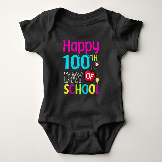 Glad-100-e-dag-på-skolan T Shirt (Framsida)
