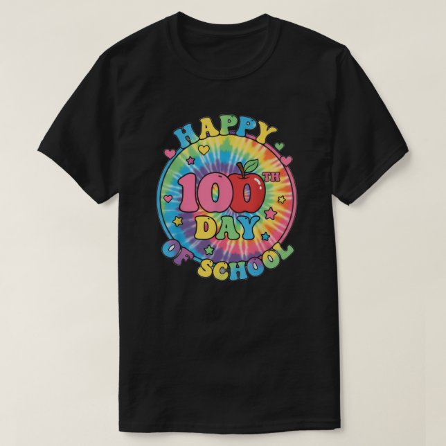 Glad 100:e dagens design för smartare skoldagar t shirt (Design framsida)