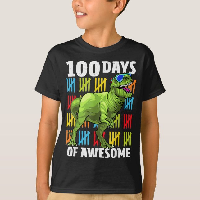 Glad 100:e skoldagen t shirt (Framsida)