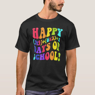 Glad 100 Skoldagar 100:e Dagen Lärare Matematik Fo T Shirt