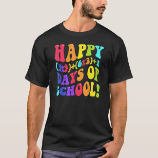 Glad 100 Skoldagar 100:e Dagen Lärare Math Fo T Shirt