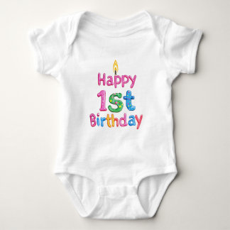 Glad 1-årsdag – Textdesign för firande T Shirt