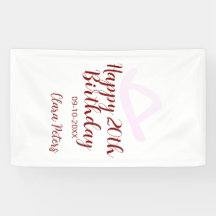 Glad 20-årsdag rosa cowboytjej namn datum sim