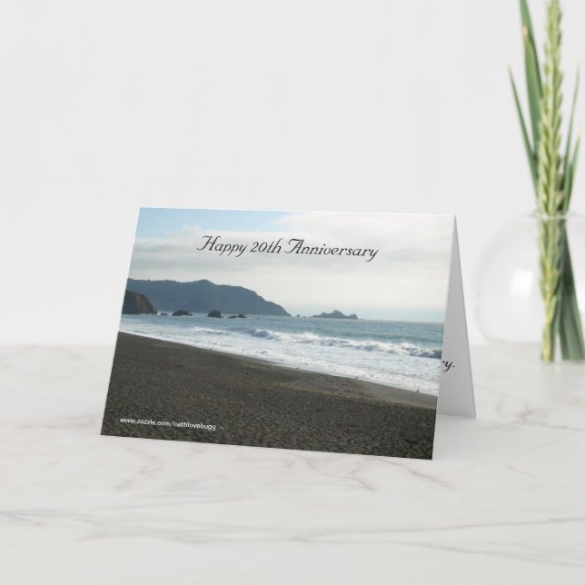 Glad 20-årsjubileum kort (Framsida)
