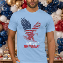 Glad 250-årsdag Amerika Patriotiska Örn