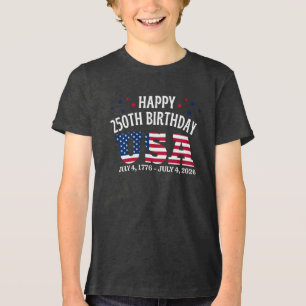 Glad 250-årsdag USA 4e juli T Shirt