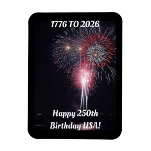 Glad 250-årsdag USA Magnet