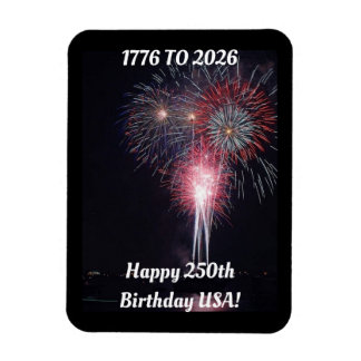 Glad 250-årsdag USA Magnet