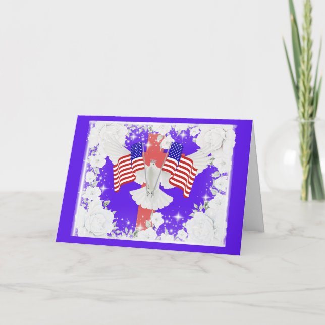 Glad 250-årsjubileum Amerika Kort (Framsida)