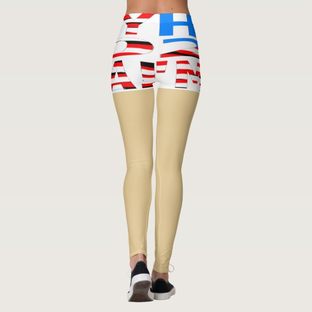 Glad 250 f.Kr. 'Merica! Leggings (Baksida)
