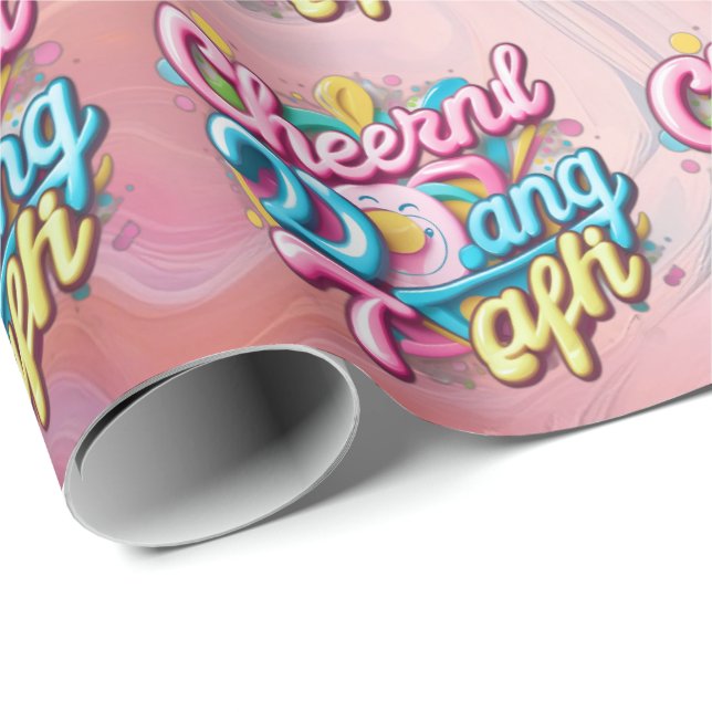 glad 3D Presentpapper (Rullad Hörn)