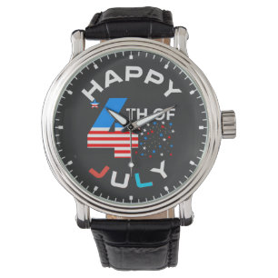 Glad 4:e juli-97958 armbandsur