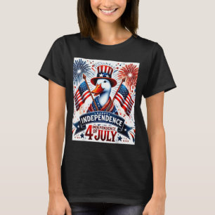 Glad 4:e juli för självständighetsdagen t shirt