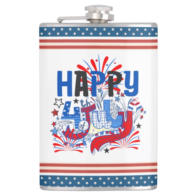 Glad 4:e juli fyrverkerier USA-63261 Fickplunta (Framsidan)
