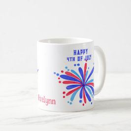 Glad 4:e Juli Kaffe Mugg