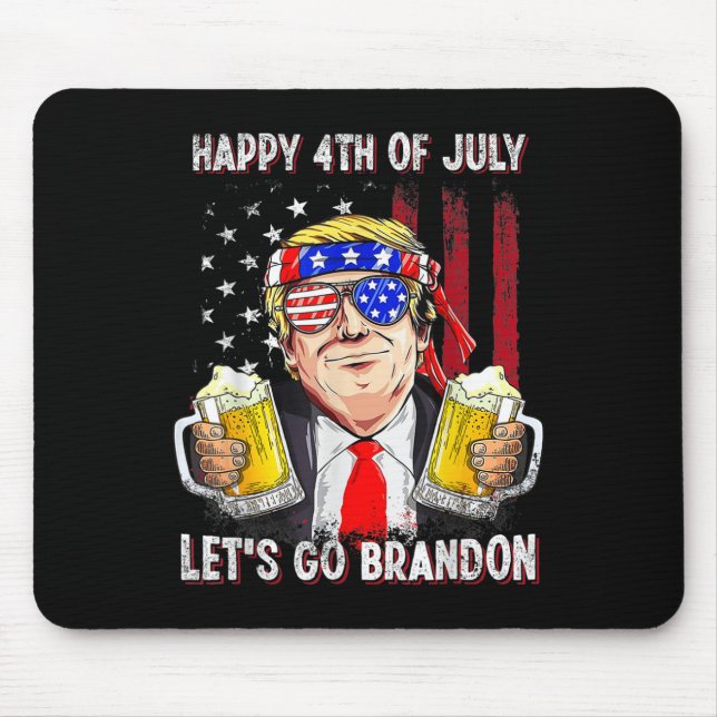 Glad 4:e Juli, Kom Igen Öl Brandon Trump Öl Musmatta (Framsidan)