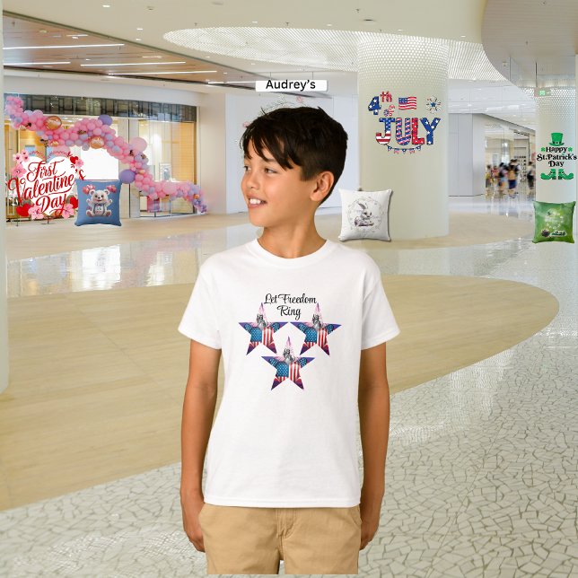 Glad 4:e juli "Låt friheten ringa" T-shirt (Skapare uppladdad)