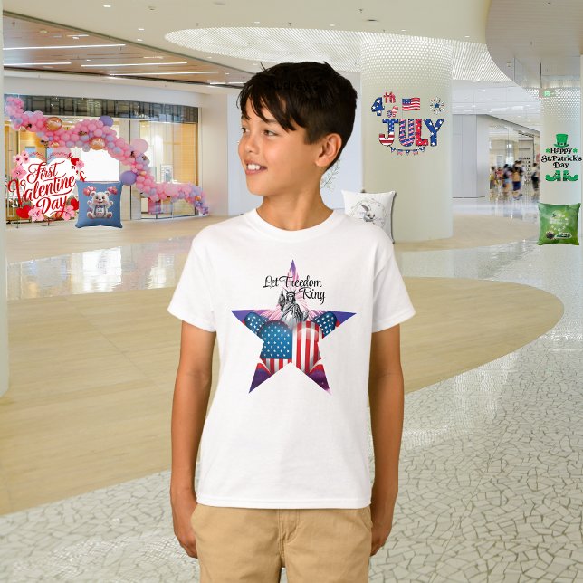 Glad 4:e juli "Låt friheten ringa" T-shirt (Skapare uppladdad)