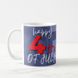 Glad 4:e juli-mugg | Självständighetsdagen Kaffemugg