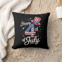 Glad 4:e juli patriotisk amerikansk flagga USA