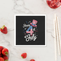 Glad 4:e juli Patriotisk amerikansk flagga USA