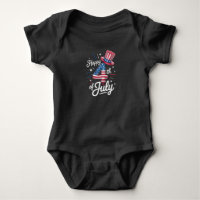 Glad 4:e juli Patriotisk amerikansk flagga USA