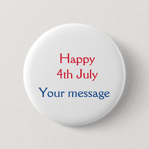 Glad 4:e juli självständighetsdag lägg till namn t knapp