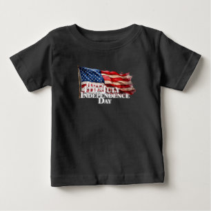 Glad 4:e juli - självständighetsdagen t shirt