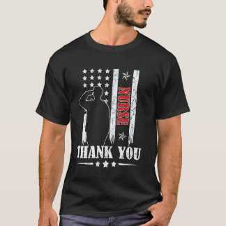 Glad 4:e juli sjuksköterska amerikansk flagga vete t shirt