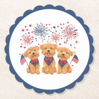 Glad 4:e juli Yorkie Hundar