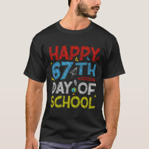 Glad 67:e skoldagen - Roliga elever lärare T Shirt