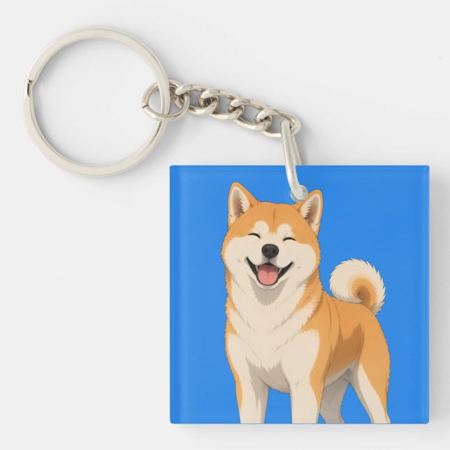 Glad Akita-hunddesign (Framsidan)