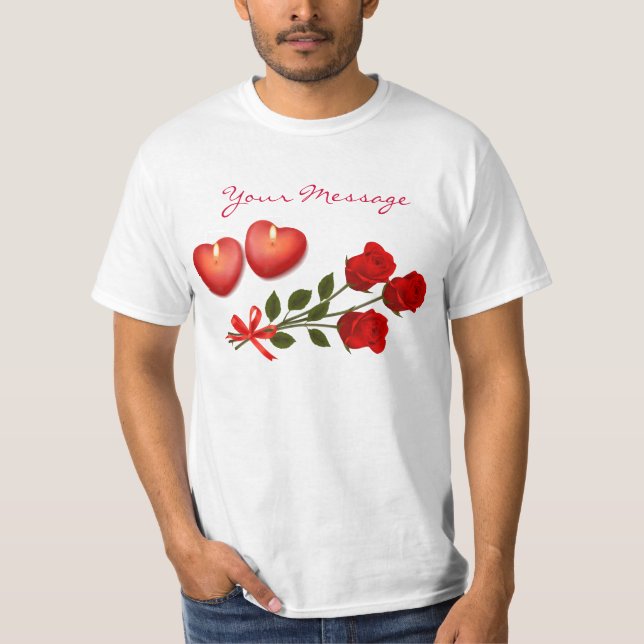 Glad Alla hjärtans dag 10 Shirt Tee (Framsida)