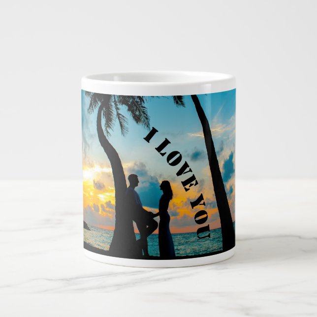 Glad Alla hjärtans dag 2022 mugg Jumbo Mugg (Framsidan)