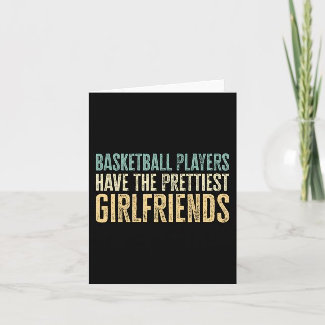 Glad Alla Hjärtans Dag 2023 Kul Basketspelare V Kort (Framsida)