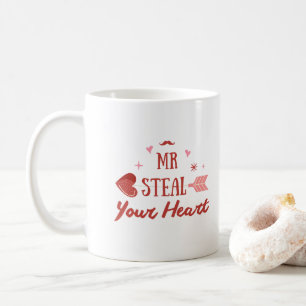 Glad Alla hjärtans dag 2023 - Valentines day hjärt Kaffemugg