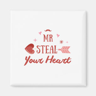 Glad Alla hjärtans dag 2023 - Valentines day hjärt Magnet