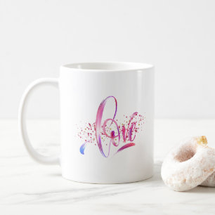 Glad Alla hjärtans dag 2024 - Kärlek Bilder färgst Kaffemugg
